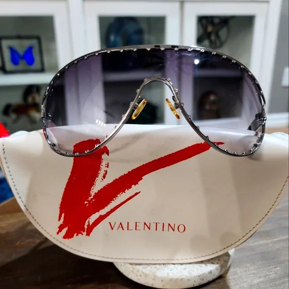 Valentino | Accessories | Valentino Crystal Shield Grey 